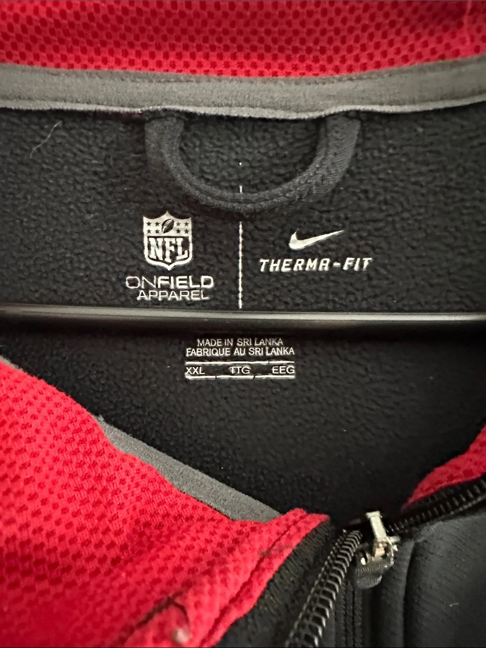Nike Men’s San Francisco 49ers Therma-Fit Hoodie Jacket - Picture 2 of 6